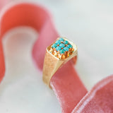 Billow Gold + Turquoise Italian Ring