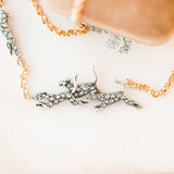 The Chase: Fox & Hound Diamond Necklace