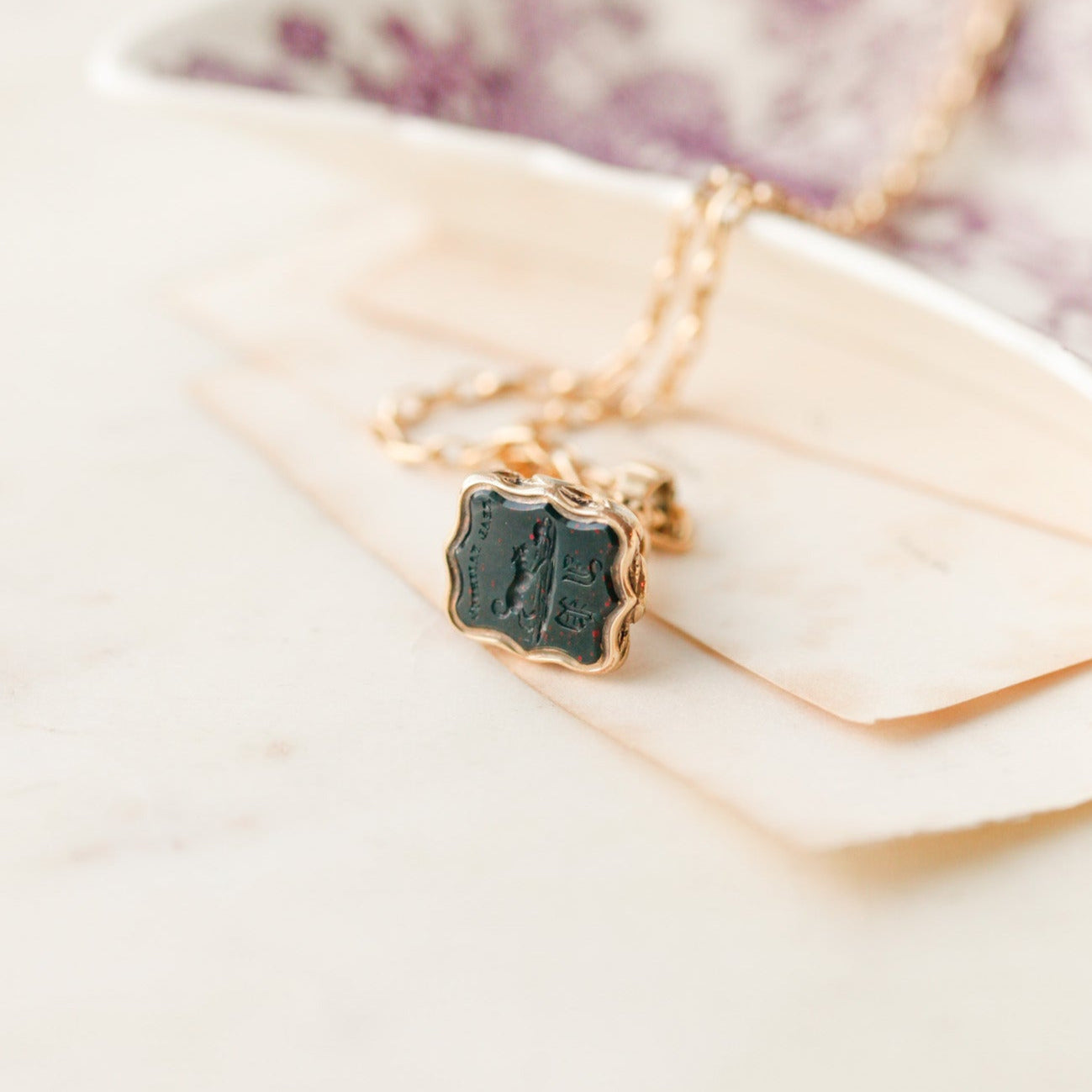 "Real Faithful" Intaglio Dog Seal