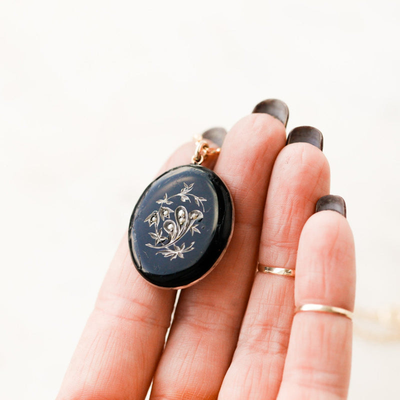 Meridee Enameled Picture Pendant