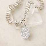 Bella Sterling Floral Necklace