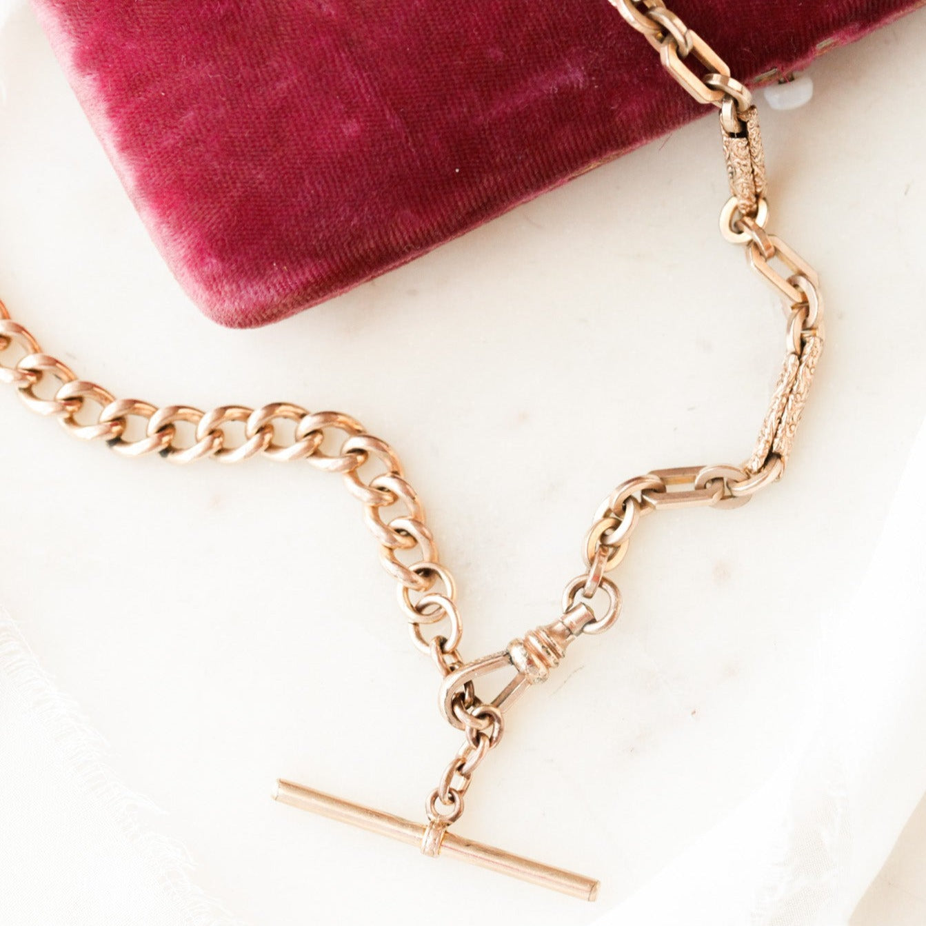 Posey Floral Toggle Necklace