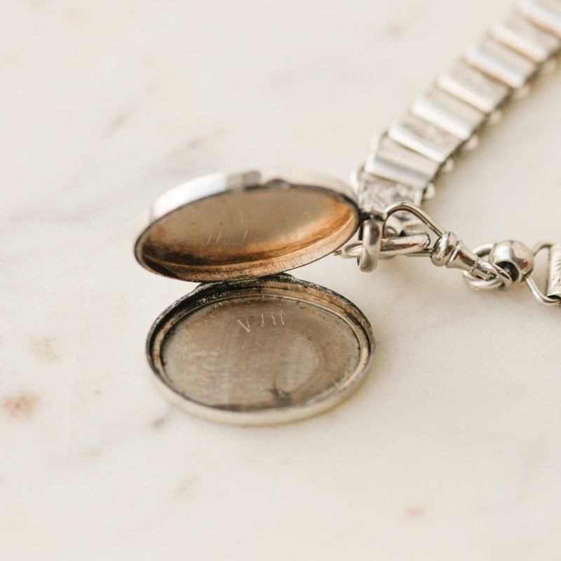 Bella Sterling Floral Necklace
