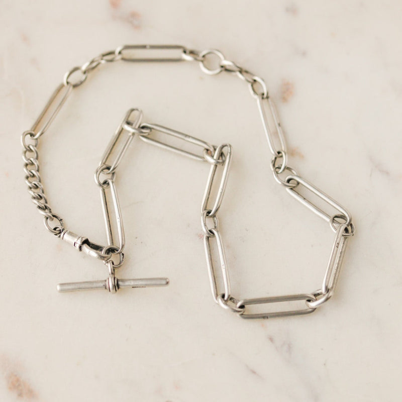 Sterling Albert Toggle Necklace