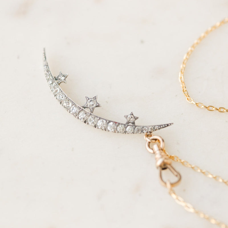 Edwin Celestial Crescent Pendant