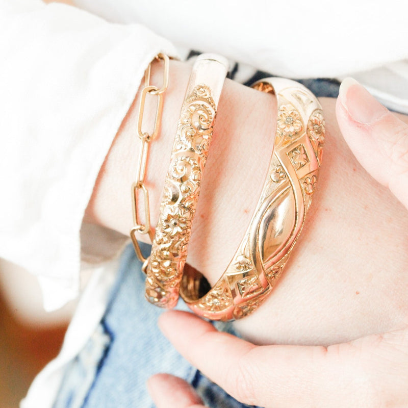 Theo Floral Bangle