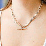 Sterling Albert Toggle Necklace