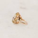 Chloe Citrine Statement Ring