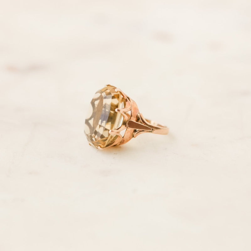 Chloe Citrine Statement Ring