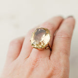 Chloe Citrine Statement Ring