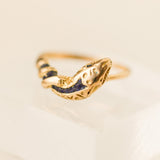 Ebrim Gilded Serpent Ring