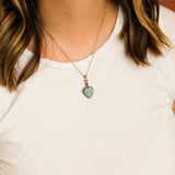 Sophia Turquoise Heart Pendant