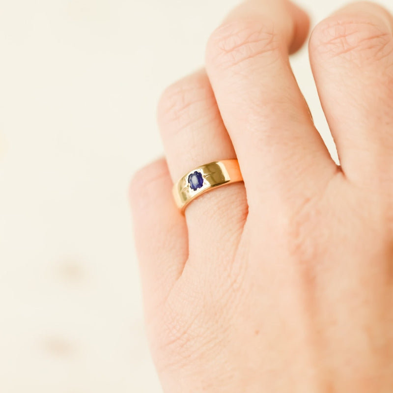 Etienne Star-Set Sapphire Ring