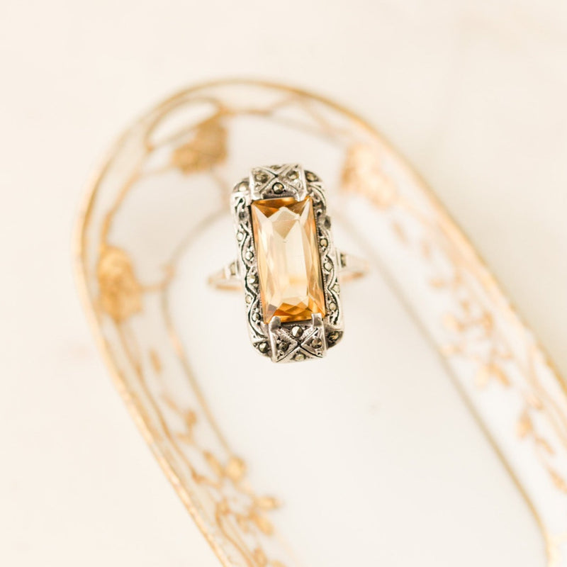 Paulette Citrine Cocktail Ring