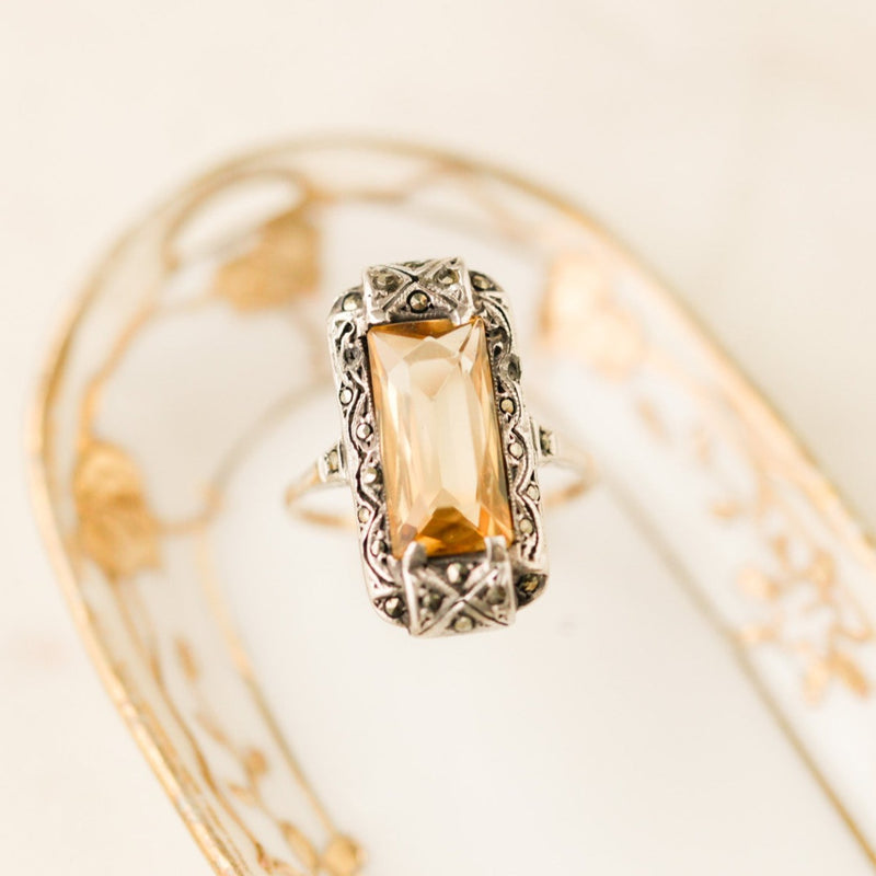 Paulette Citrine Cocktail Ring