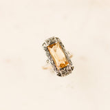 Paulette Citrine Cocktail Ring