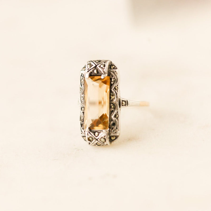 Paulette Citrine Cocktail Ring