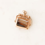 Agate Locomotive Charm
