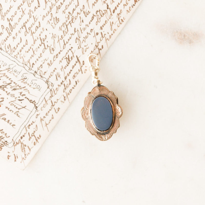Wyatt Agate Locket Pendant