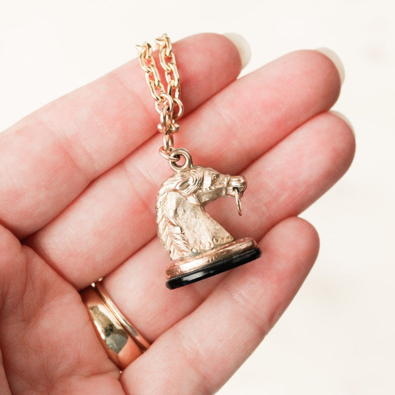 Victorian Equestrian Pendant