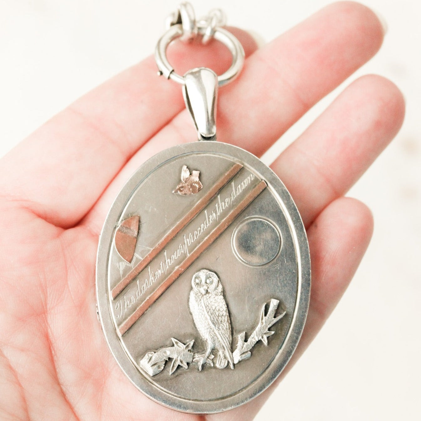 "The Darkest Hour Proceeds The Dawn" Necklace