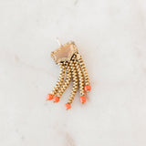 Dryden Coral Tassel Pendant