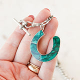 Ferrer Malachite Horseshoe Necklace