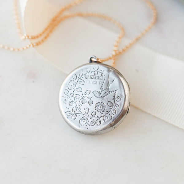 Sora Swallow Silver Locket