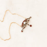 Perrie Bohemian Garnet Pendant