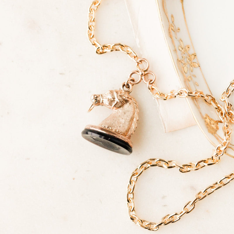 Victorian Equestrian Pendant