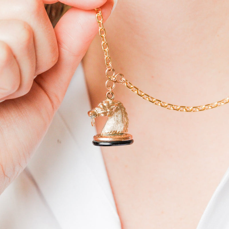 Victorian Equestrian Pendant