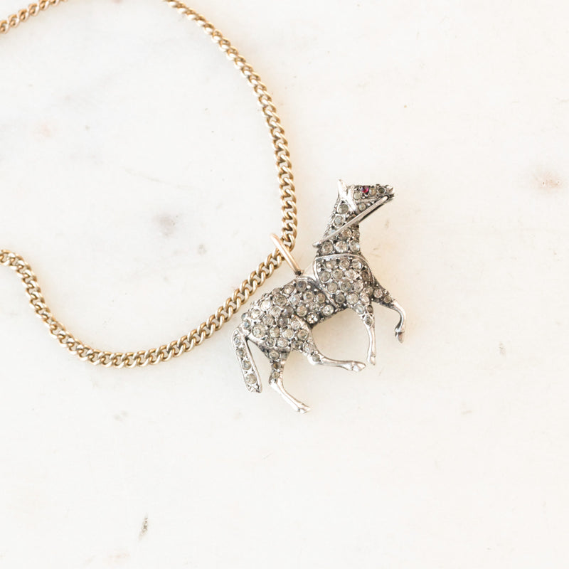 Davis Deco Equestrian Pendant