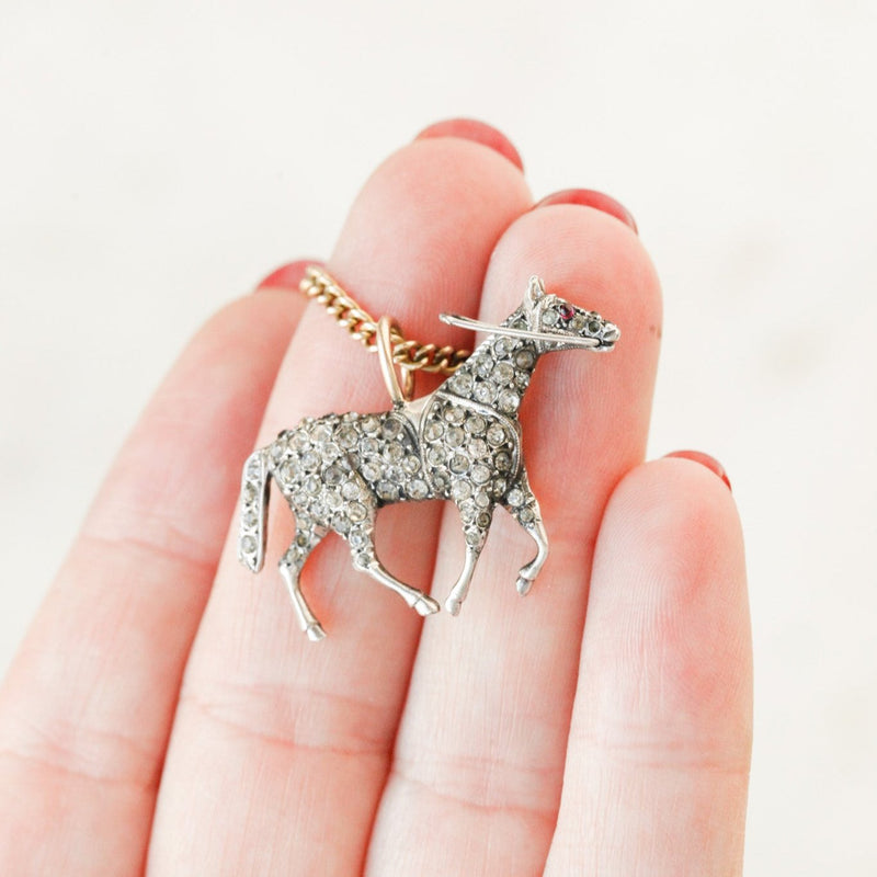 Davis Deco Equestrian Pendant