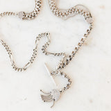Claude Silver Tassel Necklace