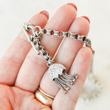 Claude Silver Tassel Necklace