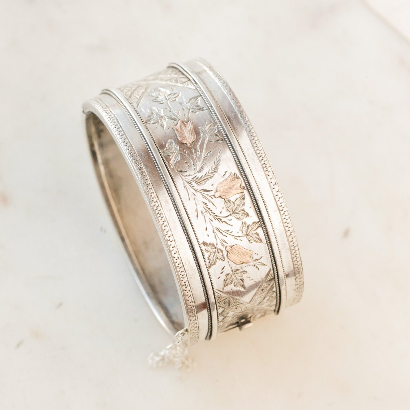 "Xmas 1883" Silver Bangle