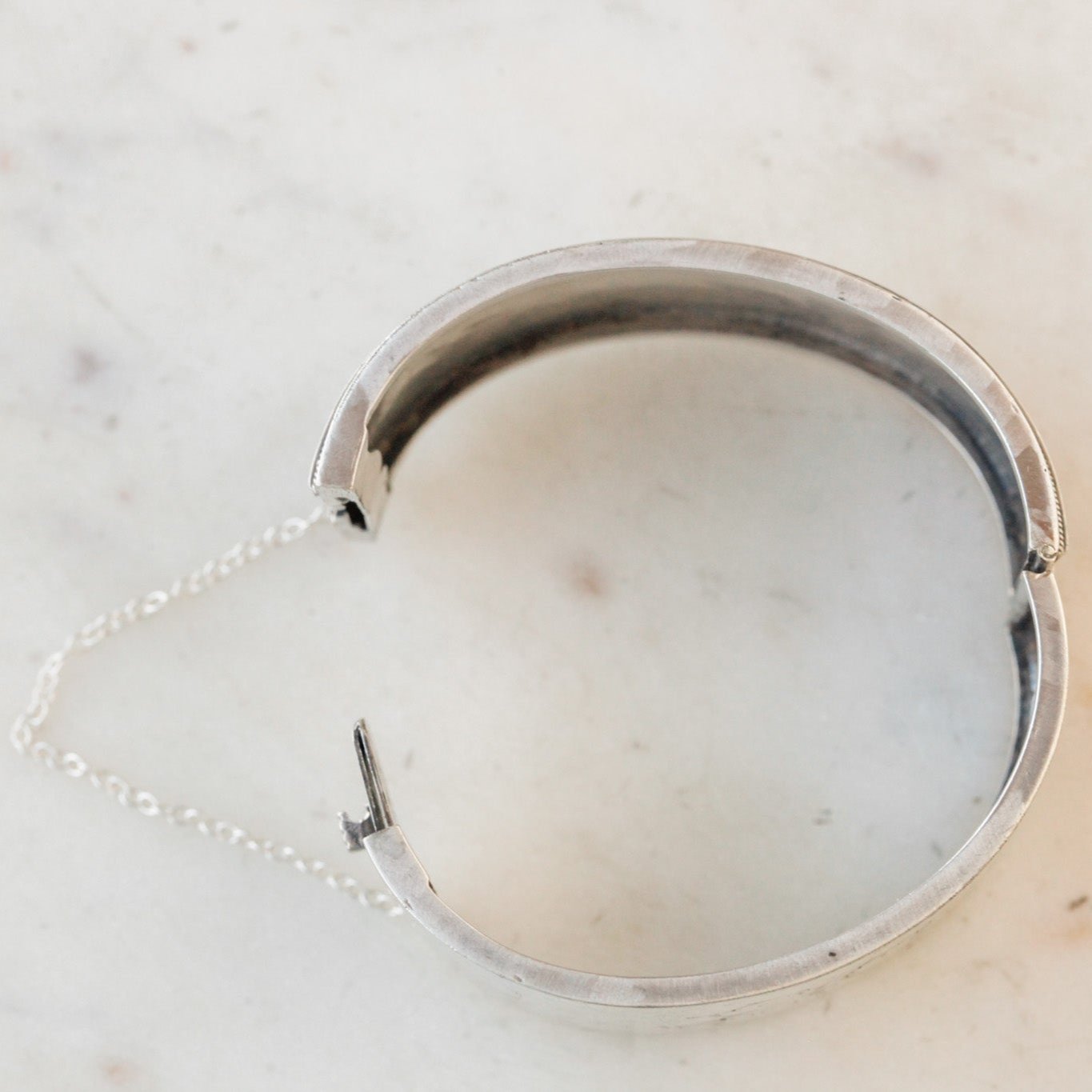 "Xmas 1883" Silver Bangle