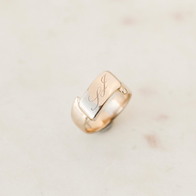 Wide Ribbon Ring