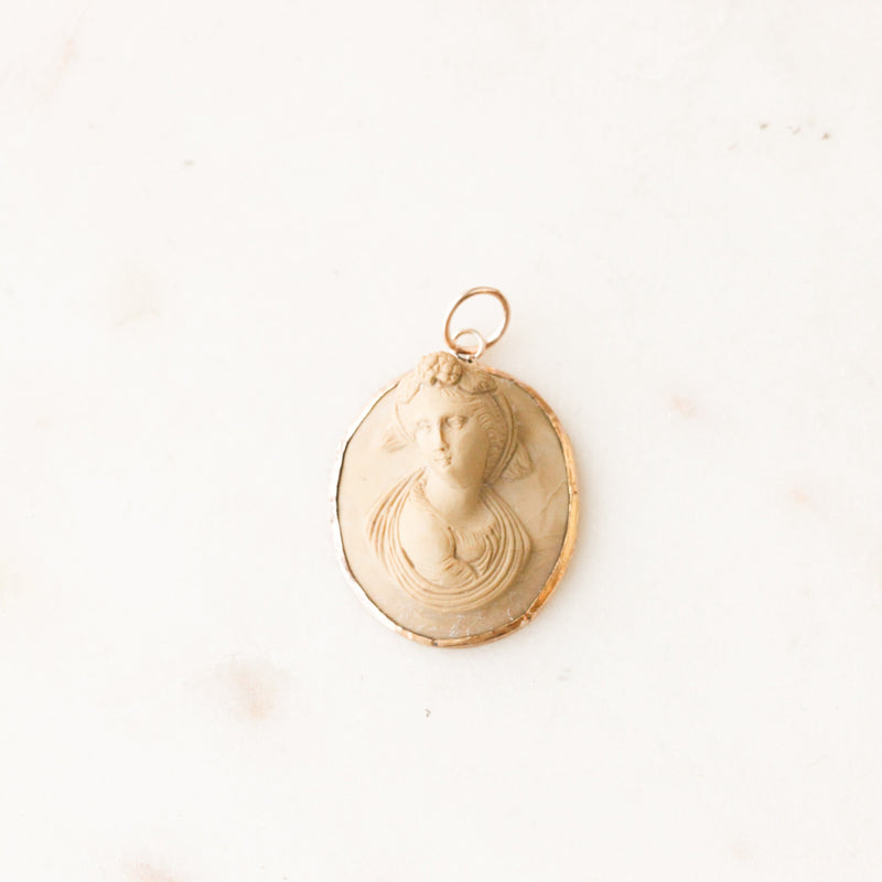 Sherwin Lava Cameo Pendants