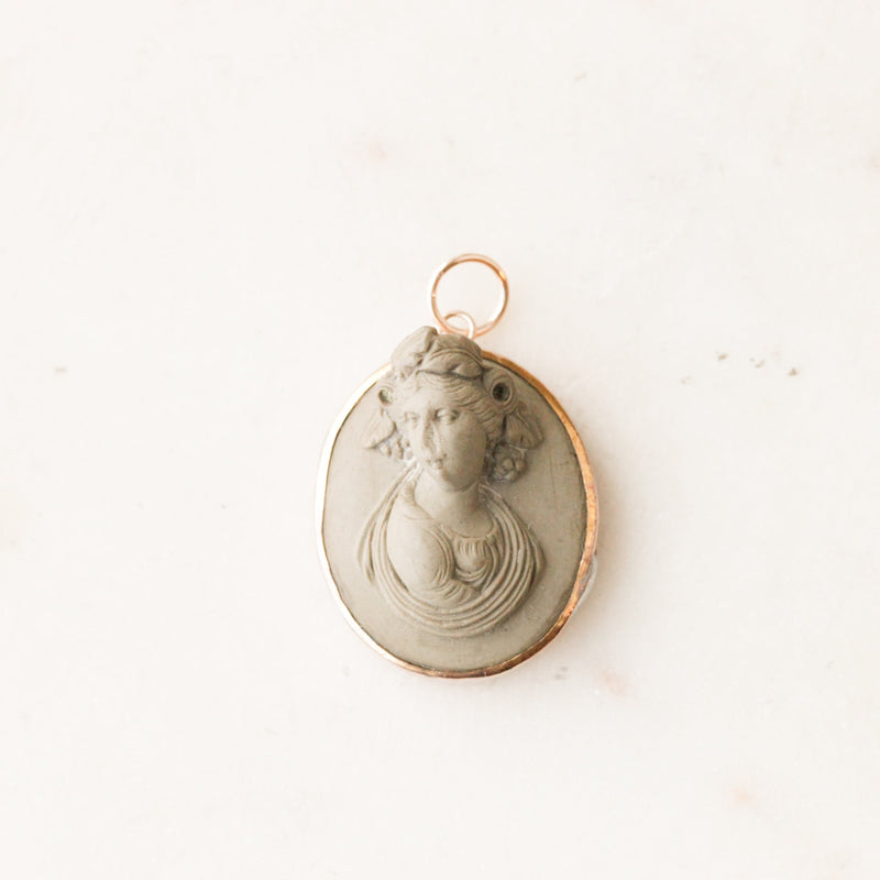 Sherwin Lava Cameo Pendants