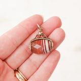 Banded Agate Spinner Charm