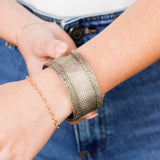 Conried Silver Bangle