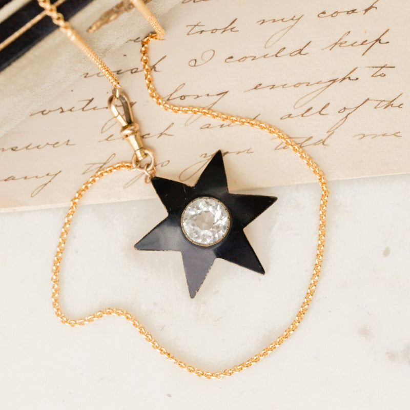 Falbury Enamel Celestial Pendant