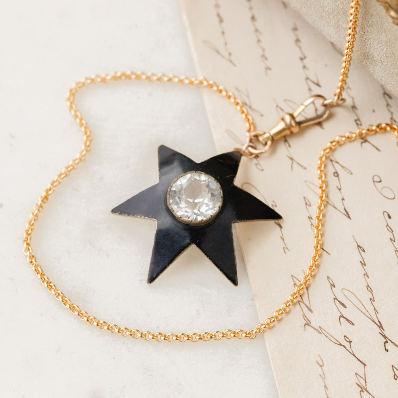 Falbury Enamel Celestial Pendant