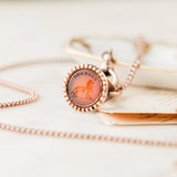 "Courage" Lion Fob Necklace