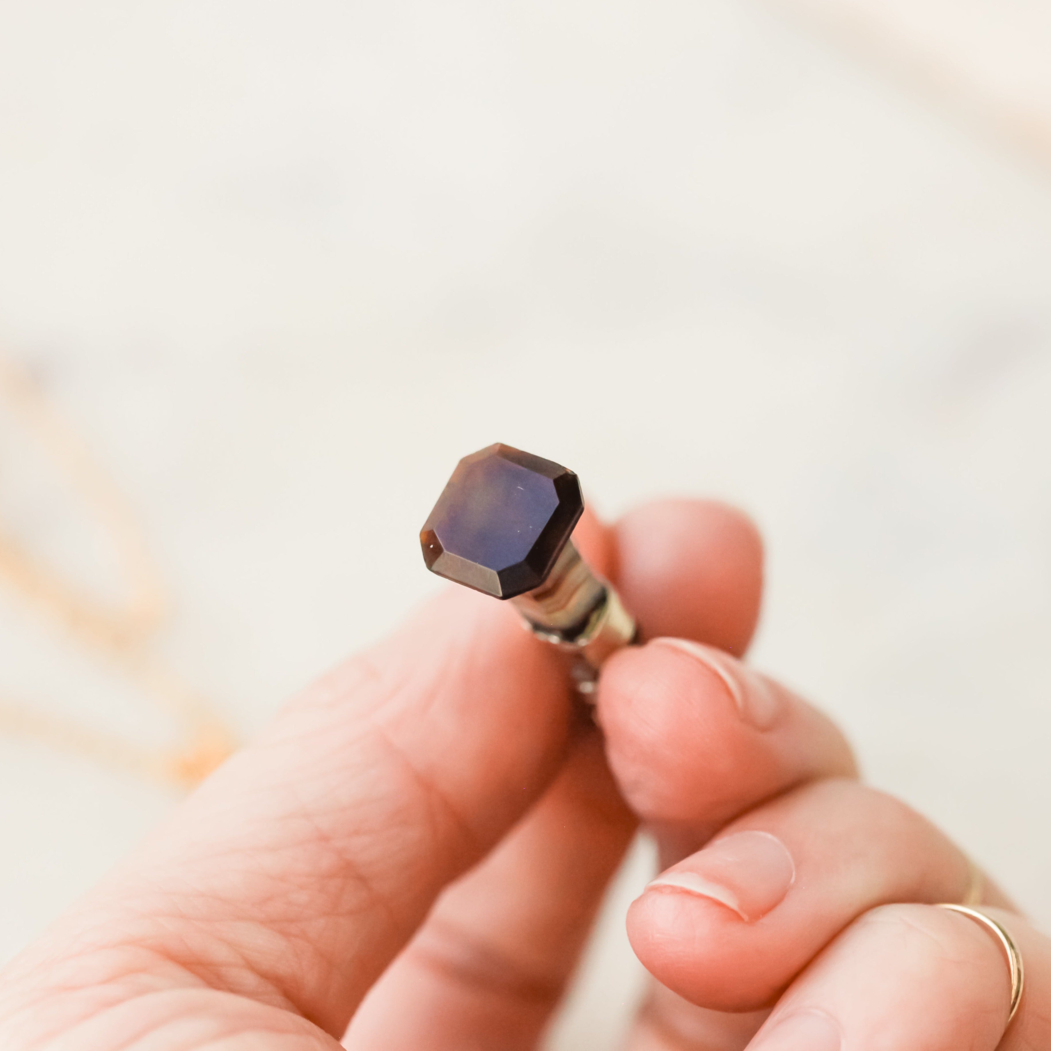 Jerome Agate Seal Pendant