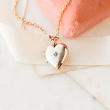 Marguerite Diamond Heart Locket