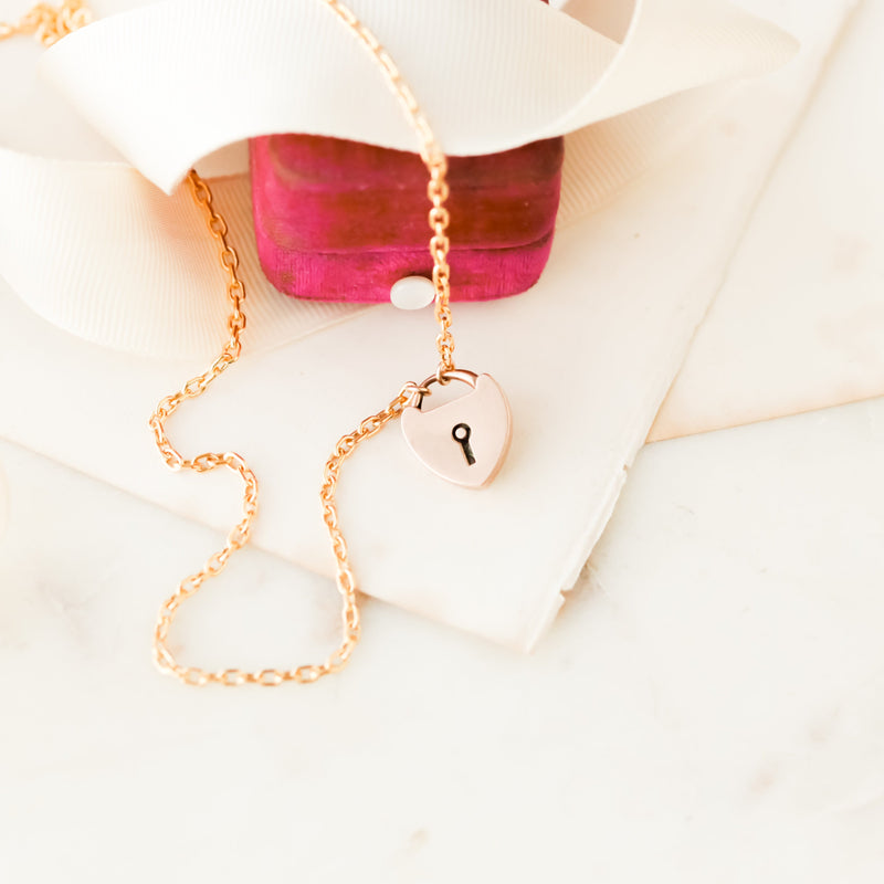 "Christmas 1891" Lover's Lock Pendant