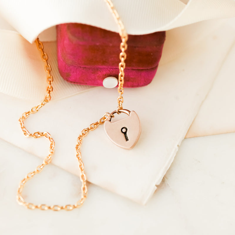 "Christmas 1891" Lover's Lock Pendant