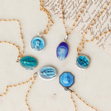Medium Enameled Saint Pendants